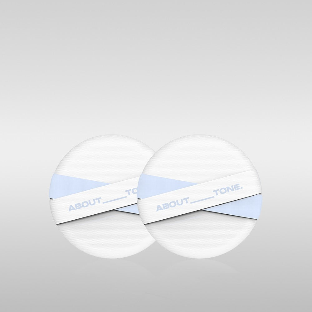 About Tone Water Layer Fit Cushion Puff 2p