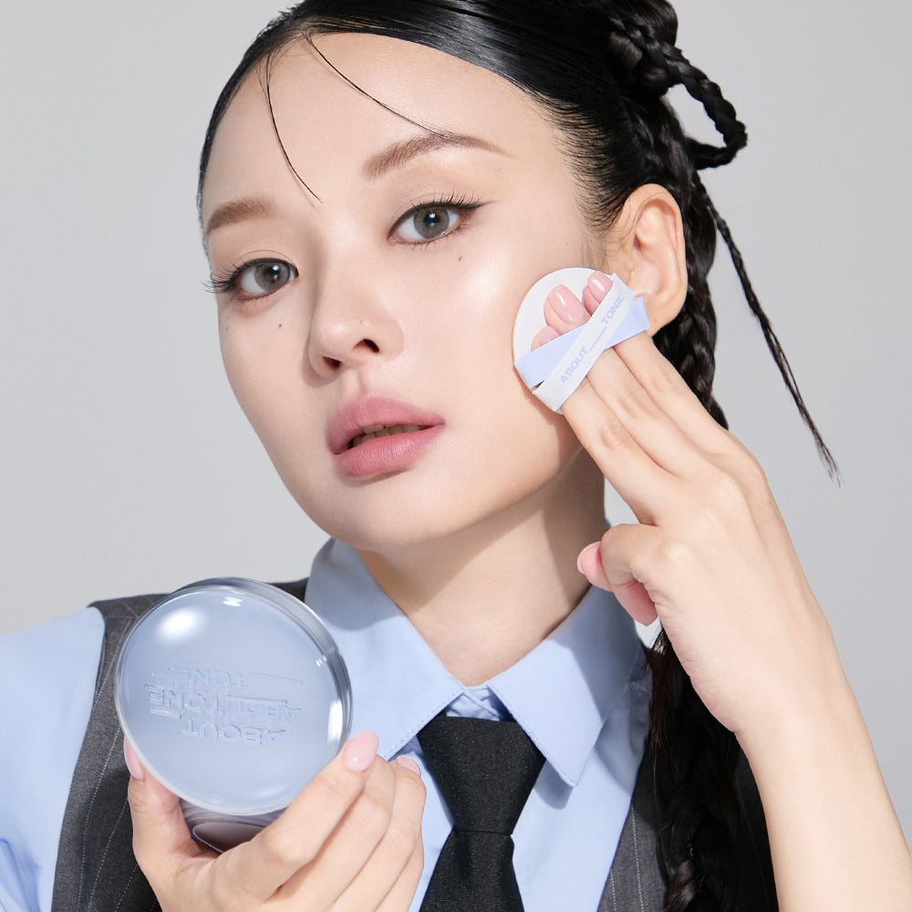 About Tone Water Layer Fit Cushion Puff 2p